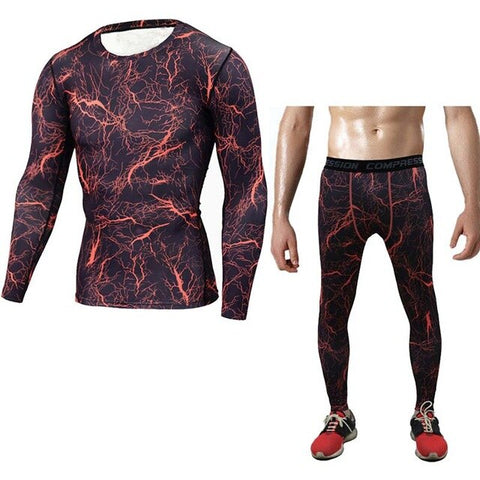 Men's Stretch Apparel Gym -  Tops & leggings