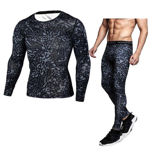 Men's Stretch Apparel Gym -  Tops & leggings