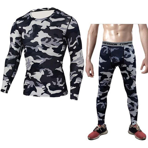 Men's Stretch Apparel Gym -  Tops & leggings