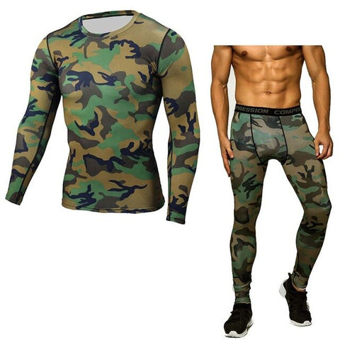 Men's Stretch Apparel Gym -  Tops & leggings