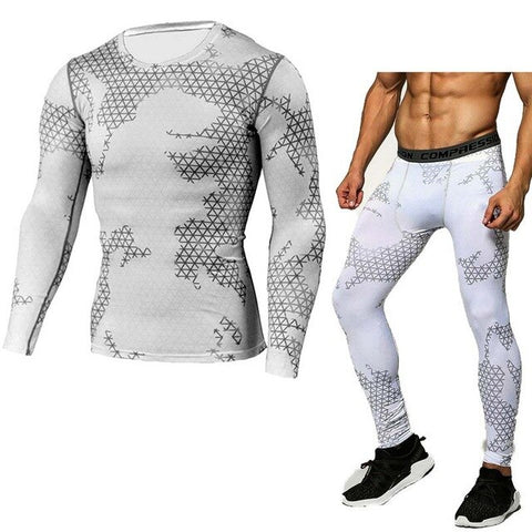 Men's Stretch Apparel Gym -  Tops & leggings